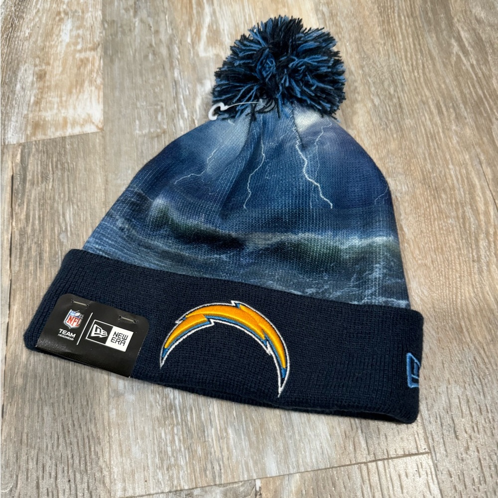 Chargers NFL New Era navy blue beanie